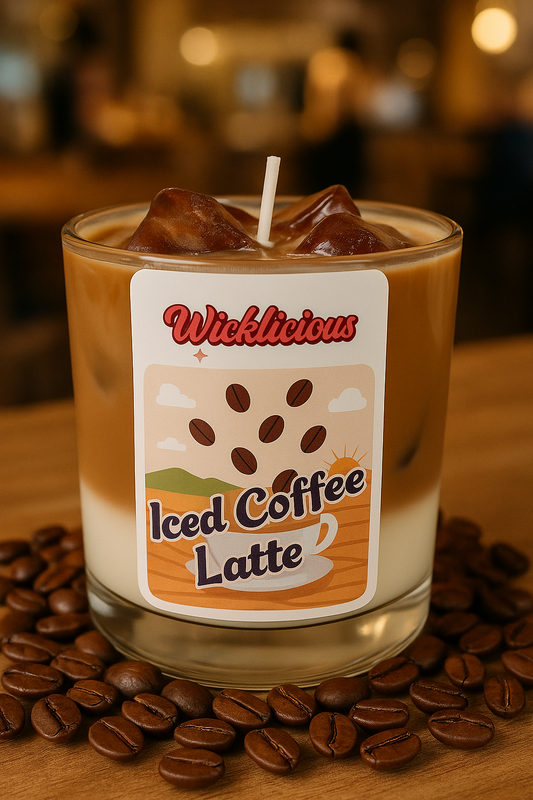 Iced Coffee Latte Candle
