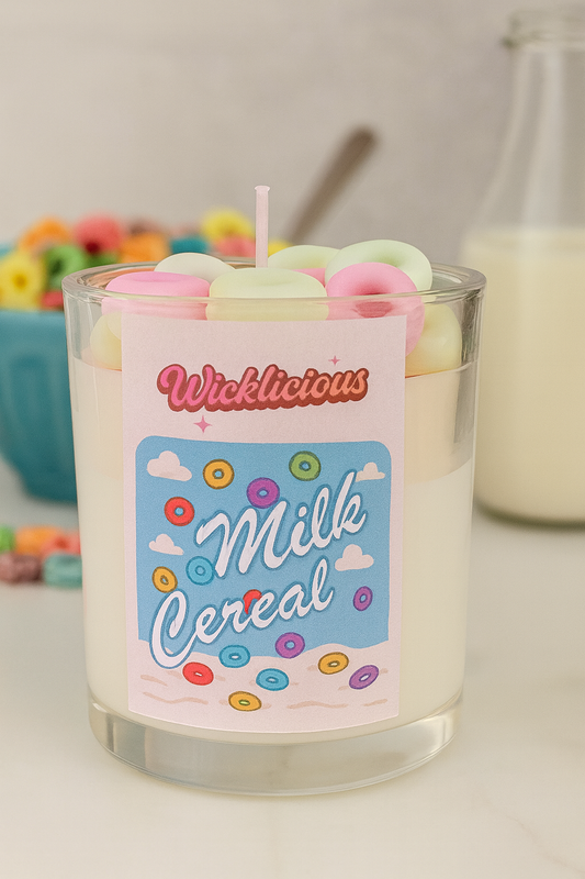 Milk Cereal Candle
